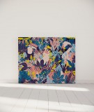 Tête de lit 140 cm Bleu Turquoise Morgane Bezou Faune