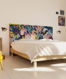 Tête de lit 160 cm Bleu Turquoise Morgane Bezou Faune