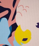 Tête de lit Bleu Turquoise Morgane Bezou Faune