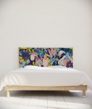 Tête de lit 160 cm Bleu Turquoise Morgane Bezou Faune