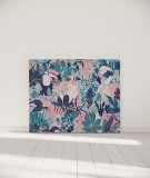 Tête de lit 140 cm Bleu Vert Morgane Bezou Faune