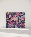 Tête de lit 140 cm Violet Rose Morgane Bezou Faune