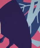 Tête de lit Violet Rose Morgane Bezou Faune