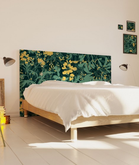 Tête de lit 160 cm Vert Morgane Bezou Flore