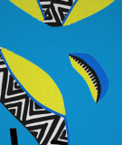 Tête de lit Bleu Myriame El Jorfi Bar'