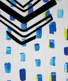 Tête de lit Bleu Myriame El Jorfi Hak'