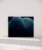 Tête de lit 140 cm Bleu Paola Guigou Cacteros I