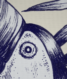 Tête de lit Bleu Blanc Missy Toucan