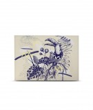 Tête de lit 160 cm Bleu Blanc Missy Toucan