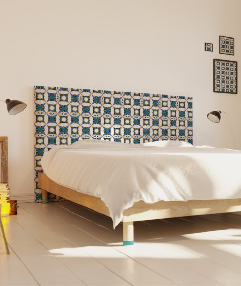 Tête de lit 160 cm Turquoise Maya Thomas Blattidae