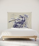 pied de lit myquintus wood 15 cm bois et silicone