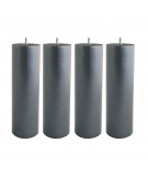 Lot de 4 pieds de sommier cylindre en Hêtre, haut. 30 cm, Made In France