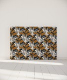 Tête de lit tissu pattern végétal