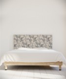 Tête de lit tissu pattern végétal