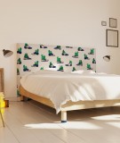 Tête de lit 160 cm Bleu Organe Kauffmann Ça pique