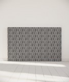 Tête de lit 180 cm Gris Suzy Vergez Feuilles