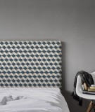 Tête de lit tissu - motif géométrique