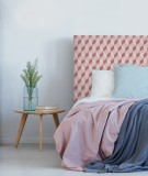 Tête de lit tissu - motif géométrique