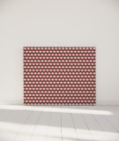 Tête de lit tissu - motif géométrique