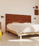 Tête de lit 160 cm marron Suzy Vergez Plantes