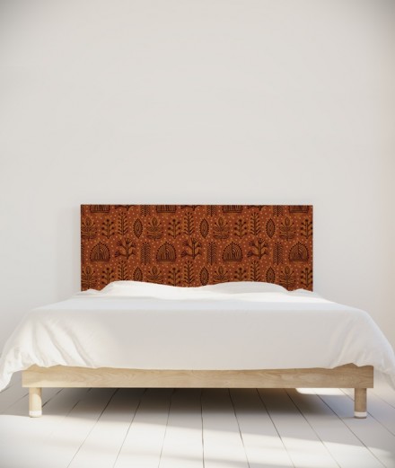 Tête de lit 160 cm marron Suzy Vergez Plantes