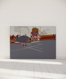 Tête de lit 160 cm Gris Marron Coco Hellein Meatpacking