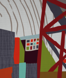 Tête de lit Gris Marron Coco Hellein Meatpacking