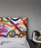 Aperçu Tête de lit myQuintus modèle Floating Colors par Léa Zamolo - showroom