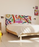 Tête de lit myQuintus modèle Floating Colors par Léa Zamolo