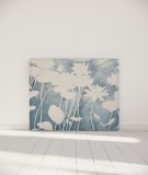 Tête de lit myQuintus Haku par Marion Hamaide, couleur bleue, modèle en 140cm