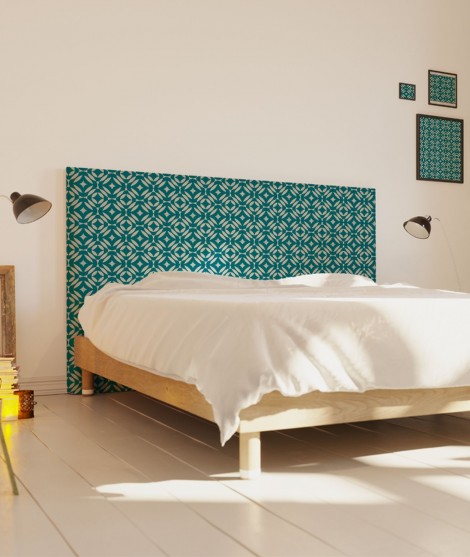 Tête de lit 160 cm Turquoise Paraja Nour