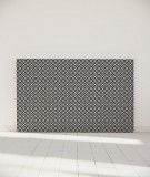 Tête de lit 180 cm Noir Blanc Alexia Schroeder Ethnique graphique