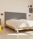 Tête de lit 160 cm Noir Blanc Alexia Schroeder Ethnique graphique