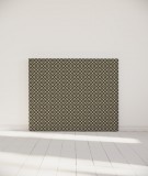 Tête de lit 140 cm Noir Beige Alexia Schroeder Ethnique graphique