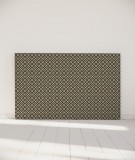 Tête de lit 180 cm Noir Beige Alexia Schroeder Ethnique graphique