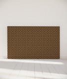 Tête de lit 180 cm Noir Marron Alexia Schroeder Ethnique graphique