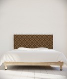 Tête de lit 160 cm Noir Marron Alexia Schroeder Ethnique graphique