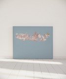 Tête de lit 140 cm Bleu Bastien Massot DS